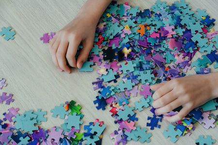 Colorful Puzzle Pieces — 300-piece jigsaw puzzle