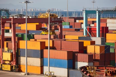 Colorful Container Port — 300-piece jigsaw puzzle