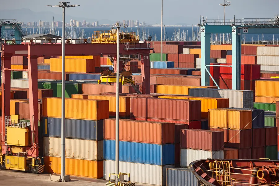 Colorful Container Port — 300-piece jigsaw puzzle