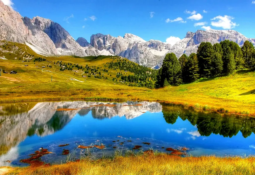 Alpine Reflection Serenity — 100-piece jigsaw puzzle