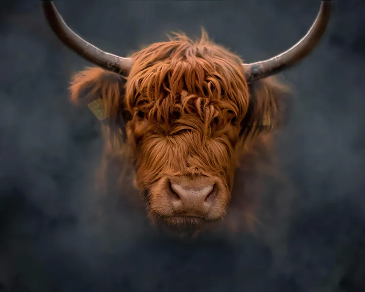 Majestic Highland Cow — 100-piece jigsaw puzzle
