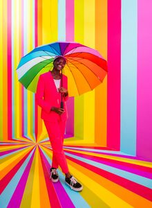 Vibrant Rainbow Delight — 150-piece jigsaw puzzle