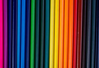 Vibrant Pencil Spectrum — 300-piece jigsaw puzzle