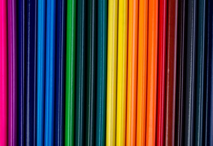 Vibrant Pencil Spectrum — 300-piece jigsaw puzzle
