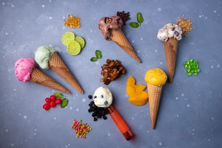 Colorful Ice Cream Cones — 400-piece jigsaw puzzle