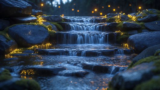 Enchanted Twilight Stream — 200-piece jigsaw puzzle
