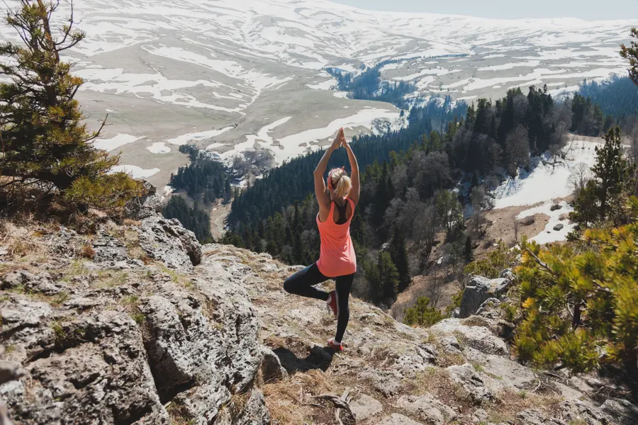 Mountain Yoga Serenity — 200-piece jigsaw puzzle