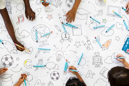 Creative Coloring Session — 300-piece jigsaw puzzle