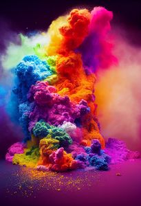 Explosion of Colors — 64-piece jigsaw puzzle
