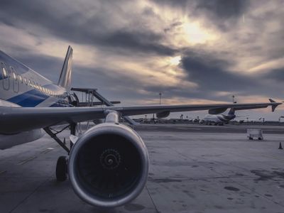 Dusk on the Tarmac — 100-piece jigsaw puzzle