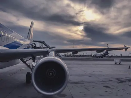 Dusk on the Tarmac — 100-piece jigsaw puzzle