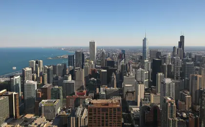 Chicagos silhuett — pussel med 400 bitar