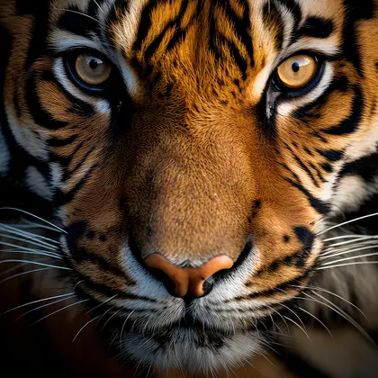 Fierce Tiger Gaze — 300-piece jigsaw puzzle