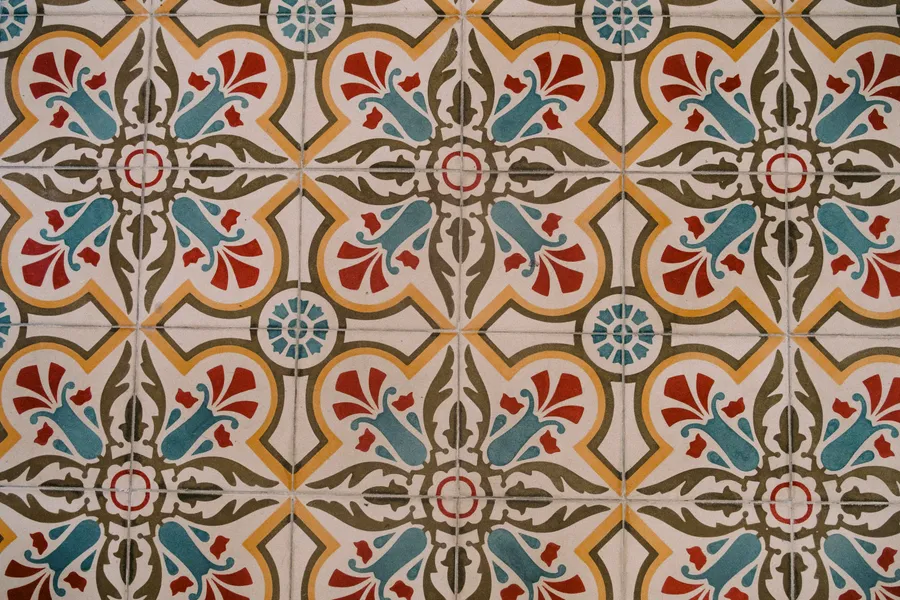 Vintage vzor dlaždic — 150 dílné puzzle