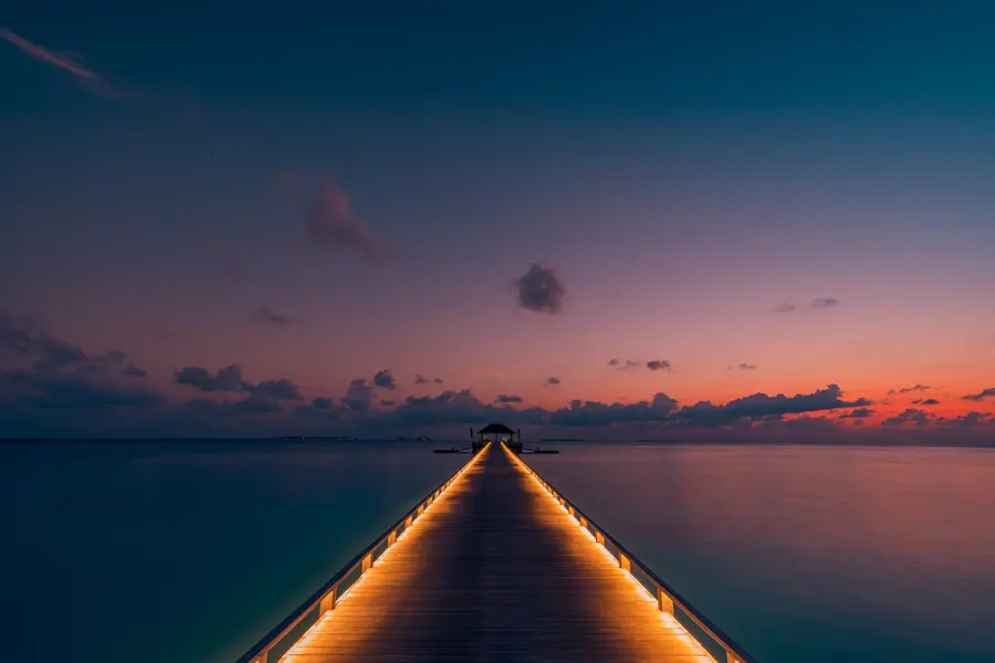 Sunset Over Pier — 500-piece jigsaw puzzle