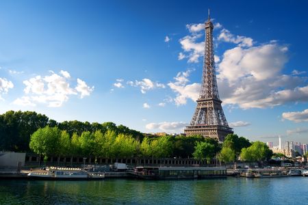 Eiffel Tower and Seine — 100-piece jigsaw puzzle