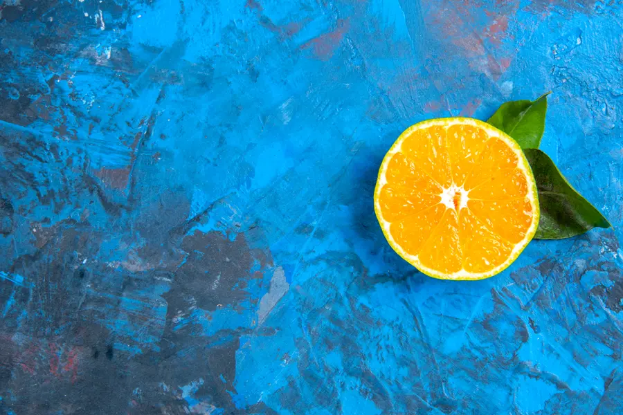 Citrus on Blue — 300-piece jigsaw puzzle