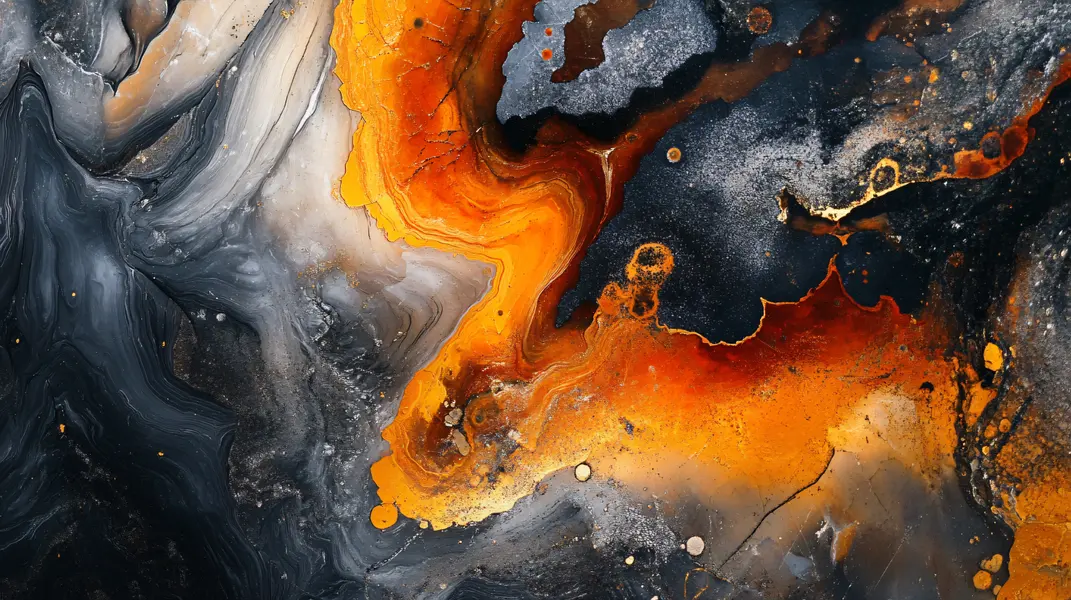 Fiery Abstract Swirls — 200-piece jigsaw puzzle