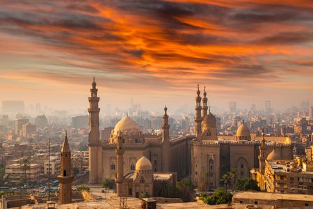 Cairo Sunset Majesty — 300-piece jigsaw puzzle