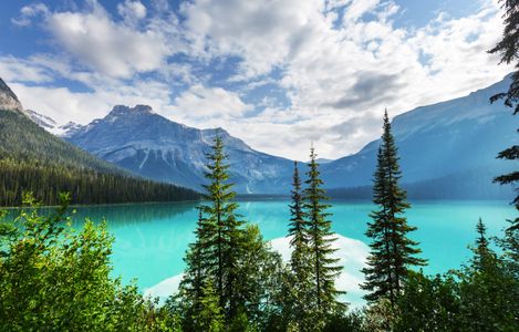 Serene Mountain Lake — 100-piece jigsaw puzzle