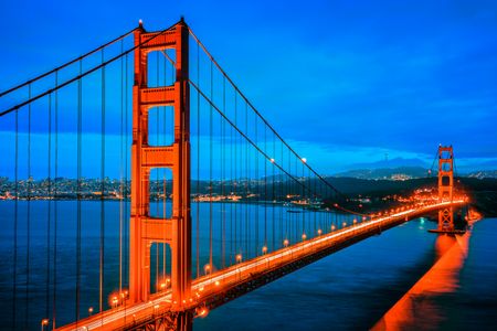 Golden Gate at Dusk — 100-piece jigsaw puzzle
