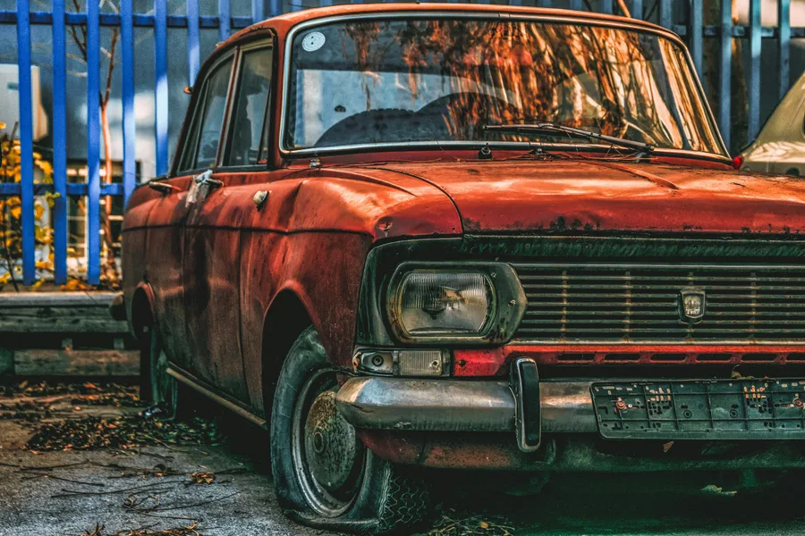Rustic Vintage Car — 400-piece jigsaw puzzle