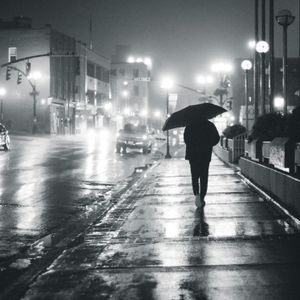 Rainy Night Stroll — 100-piece jigsaw puzzle
