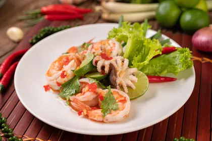 Exotic Seafood Delight — 200-piece jigsaw puzzle