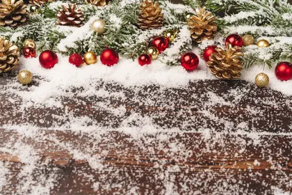 Festive Pine Cones — 100-piece jigsaw puzzle