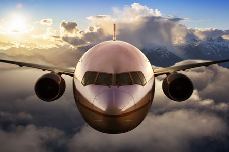 Airplane Above Clouds — 300-piece jigsaw puzzle