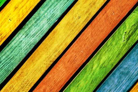 Vibrant Wooden Slats — 150-piece jigsaw puzzle