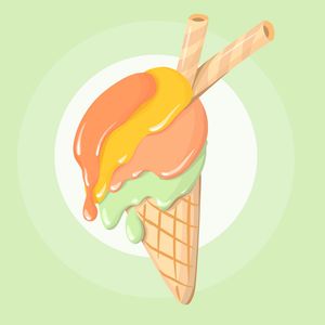 Melting Ice Cream Delight — 200-piece jigsaw puzzle