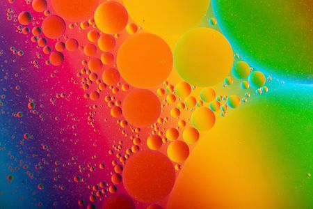 Vibrant Bubble Symphony — 300-piece jigsaw puzzle