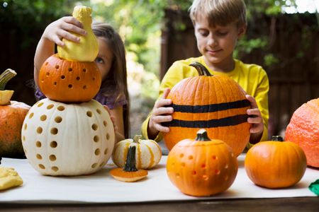 Pumpkin Crafting Fun — 64-piece jigsaw puzzle