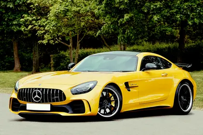 Sleek Yellow Supercar — 100-piece jigsaw puzzle