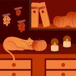 Cozy Autumn Nook — 100-piece jigsaw puzzle