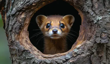 Curious Forest Dweller — 400-piece jigsaw puzzle