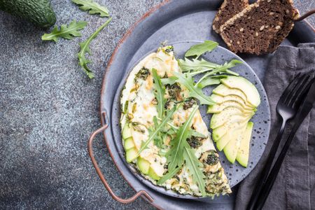 Rustic Avocado Omelette — 64-piece jigsaw puzzle