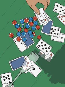 High Stakes Poker — 100-piece jigsaw puzzle