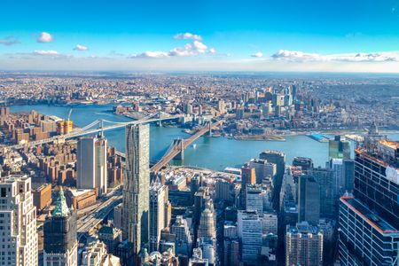 Skyline Over the River — 400-piece jigsaw puzzle