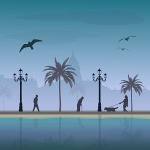 Serene City Stroll — 200-piece jigsaw puzzle