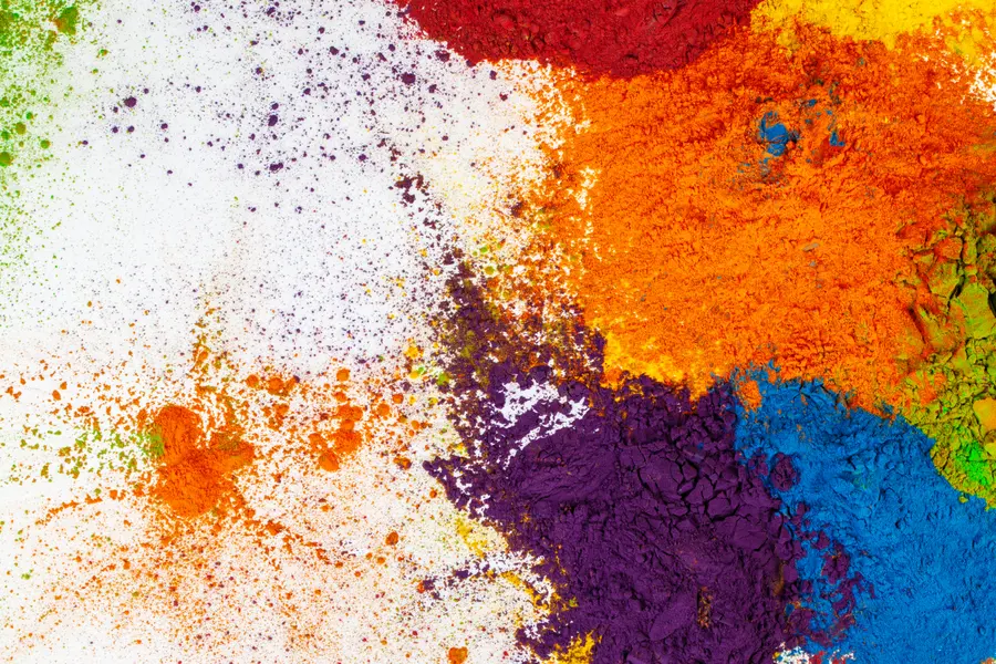 Vibrant Powder Explosion — 400-piece jigsaw puzzle