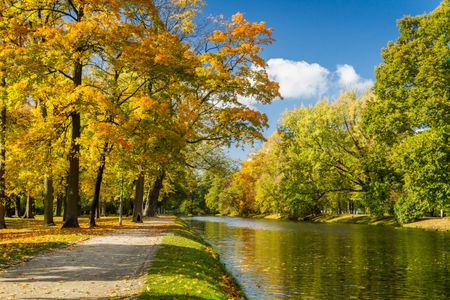 Autumn River Serenity — 300-piece jigsaw puzzle