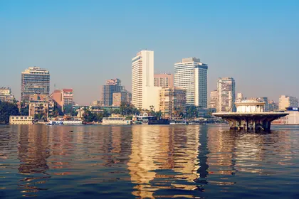 Cairo Riverside Reflections — 64-piece jigsaw puzzle