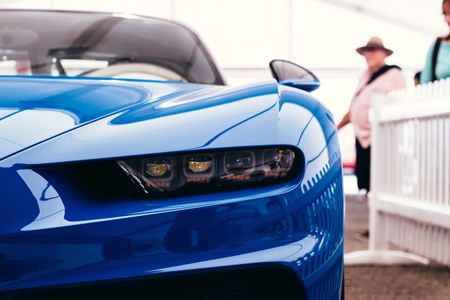 Sleek Blue Automobile — 500-piece jigsaw puzzle