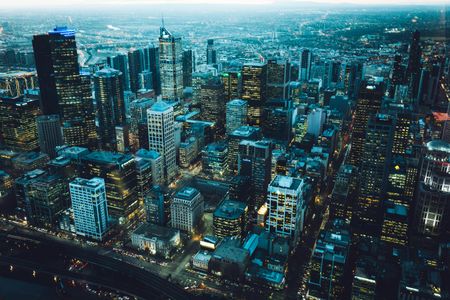 Cityscape at Dusk — 300-piece jigsaw puzzle