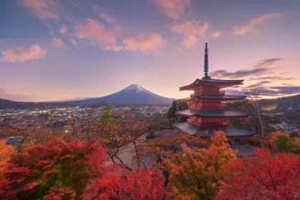 Serenity at Mount Fuji — 100-piece jigsaw puzzle