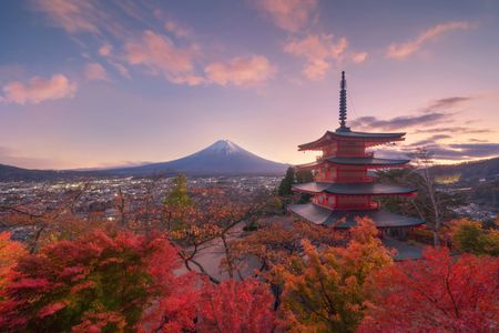 Serenity at Mount Fuji — 100-piece jigsaw puzzle