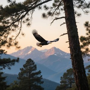 Eagle Soaring High — 500-piece jigsaw puzzle