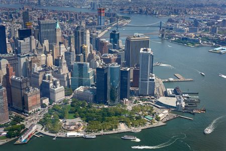 Manhattan Skyline Aerial View — 500-piece jigsaw puzzle